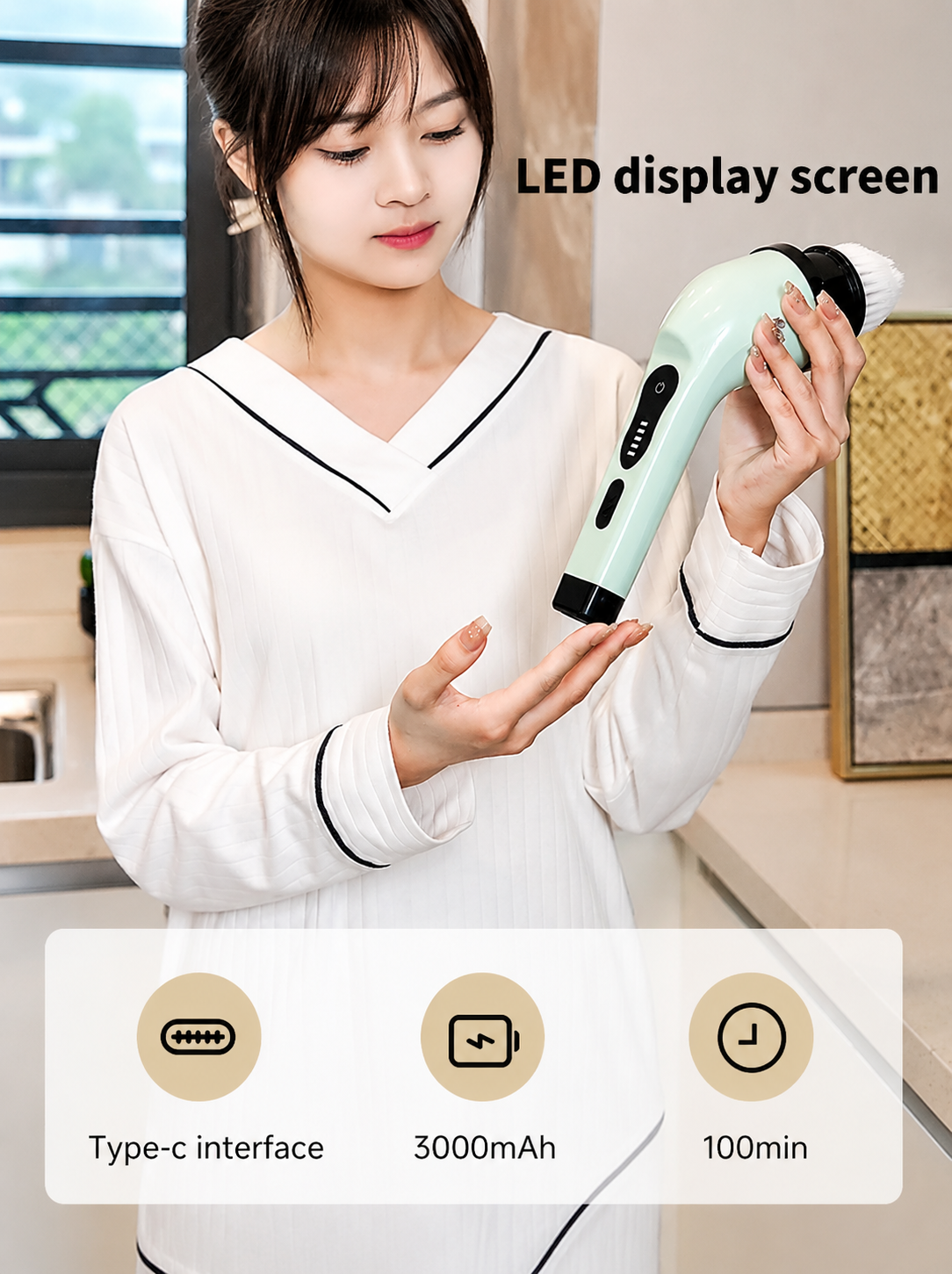 Electric Spin Cleaning Brush