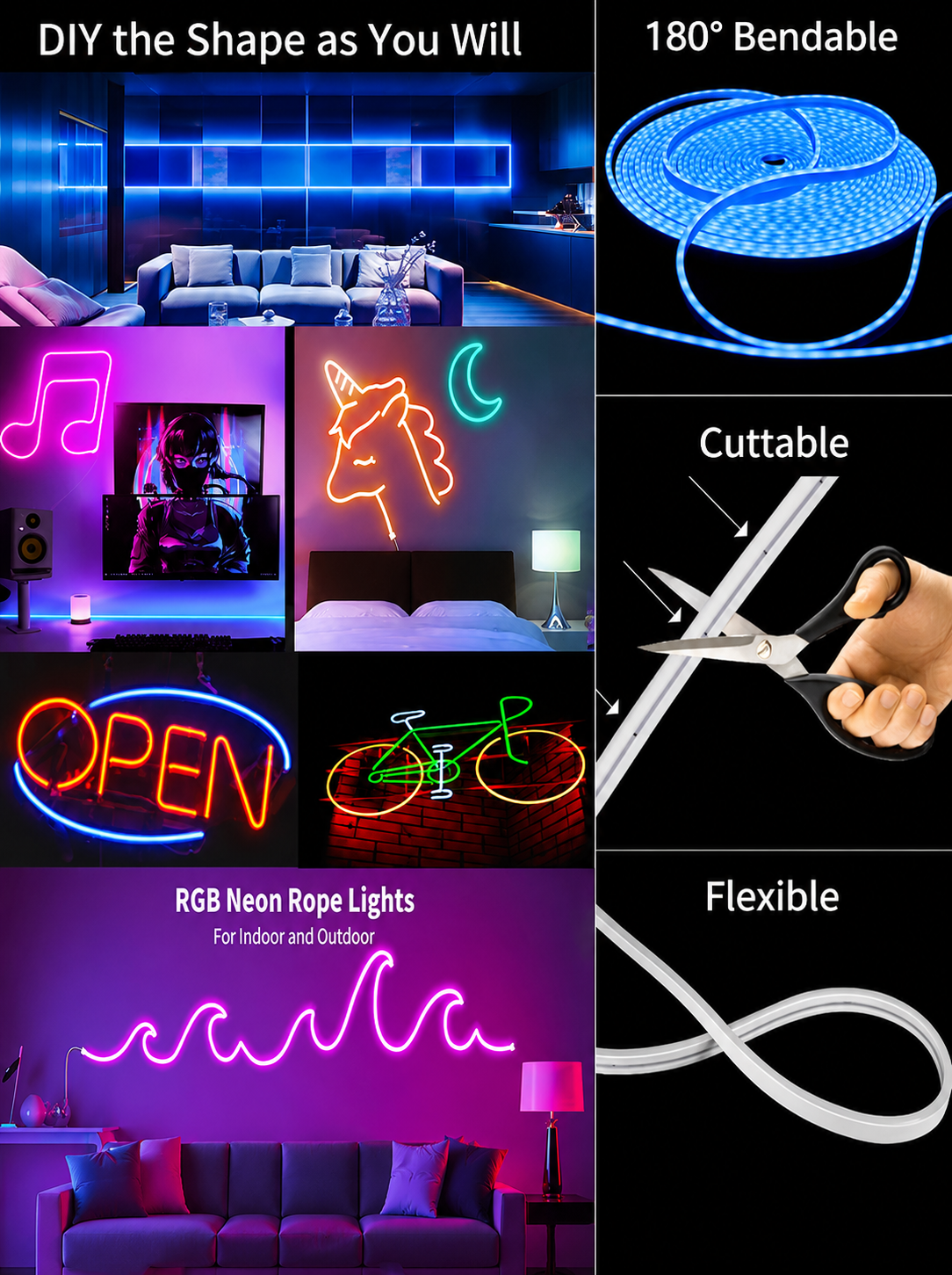 USB RGB Neon Strip