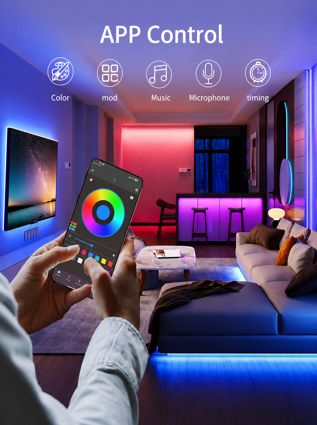 USB RGB Neon Strip