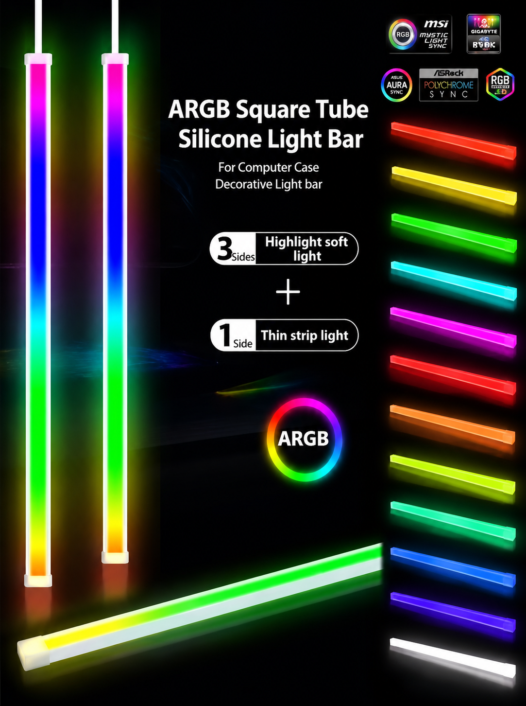 ARGB Magnetic Light Bar