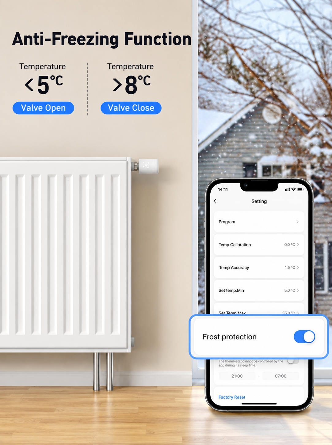 Smart WiFi Radiator Valve