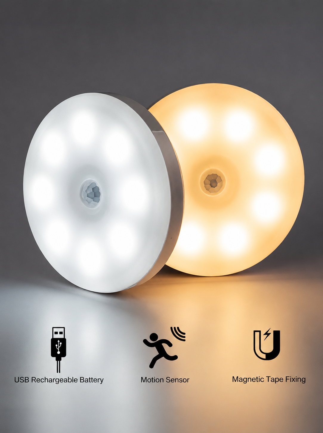Wireless Motion Sensor LED Night Light