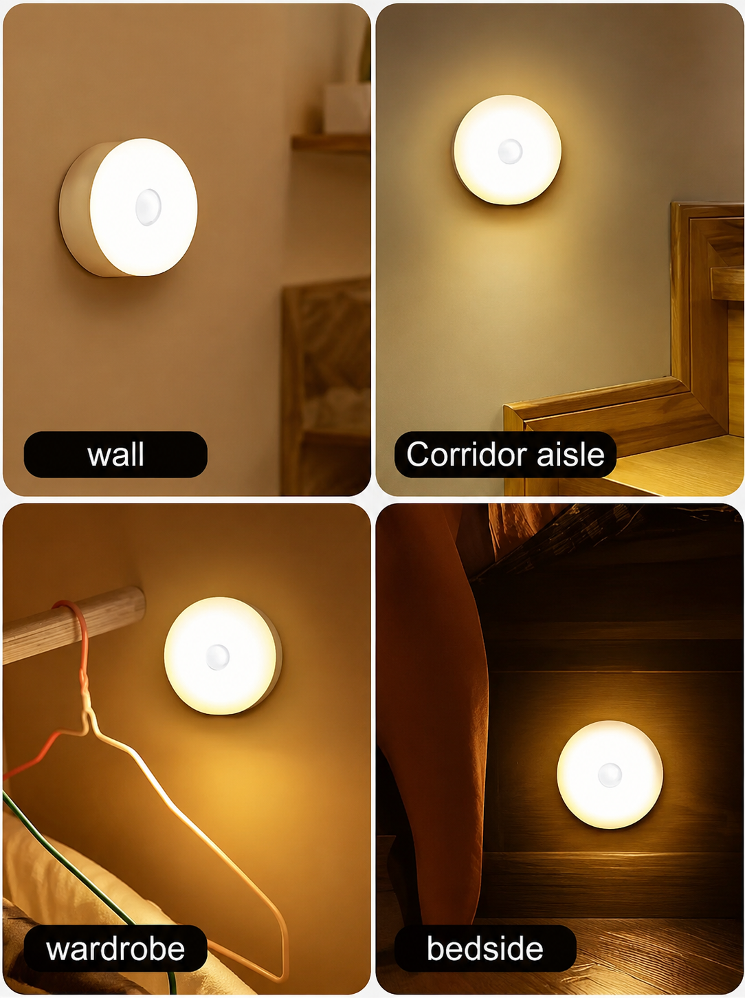 Wireless Motion Sensor LED Night Light