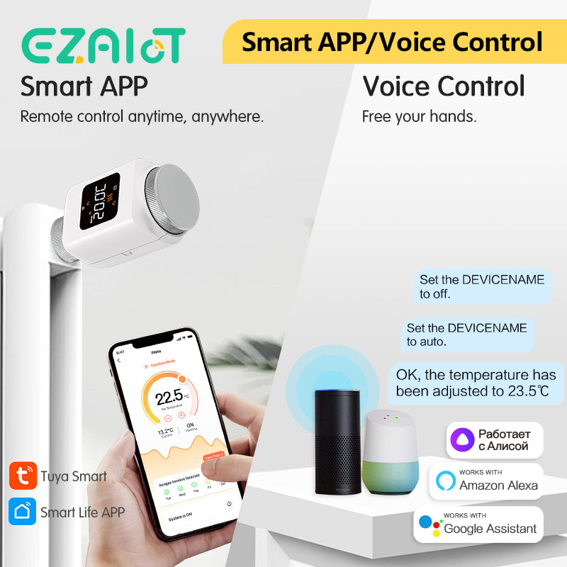 Tuya Smart TRV WiFi Radiator Thermostat