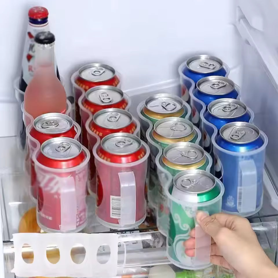 Portable soda can storage box