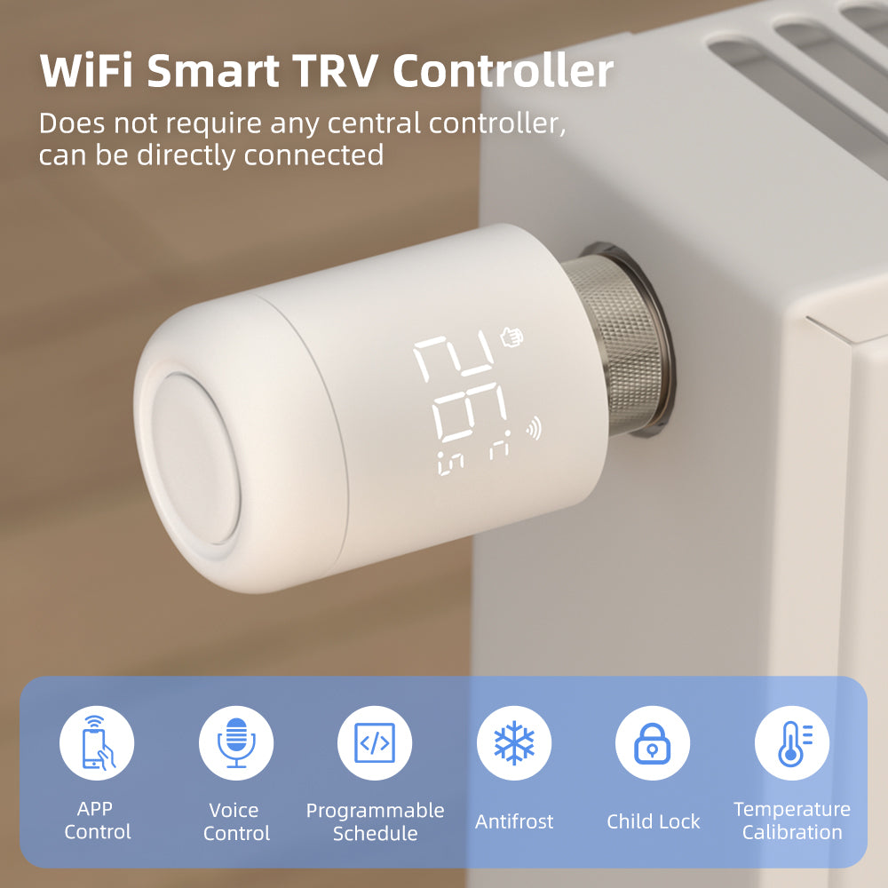 WiFi Thermostatic Radiator Valve - Tuya Smart
