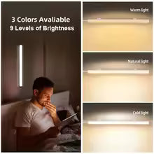 USB Plug Under Cabinet LED Lighting Dimmable 3 Colour Changeable LED Night Light Kitchen Bedroom Lighting With Magnetic Strip