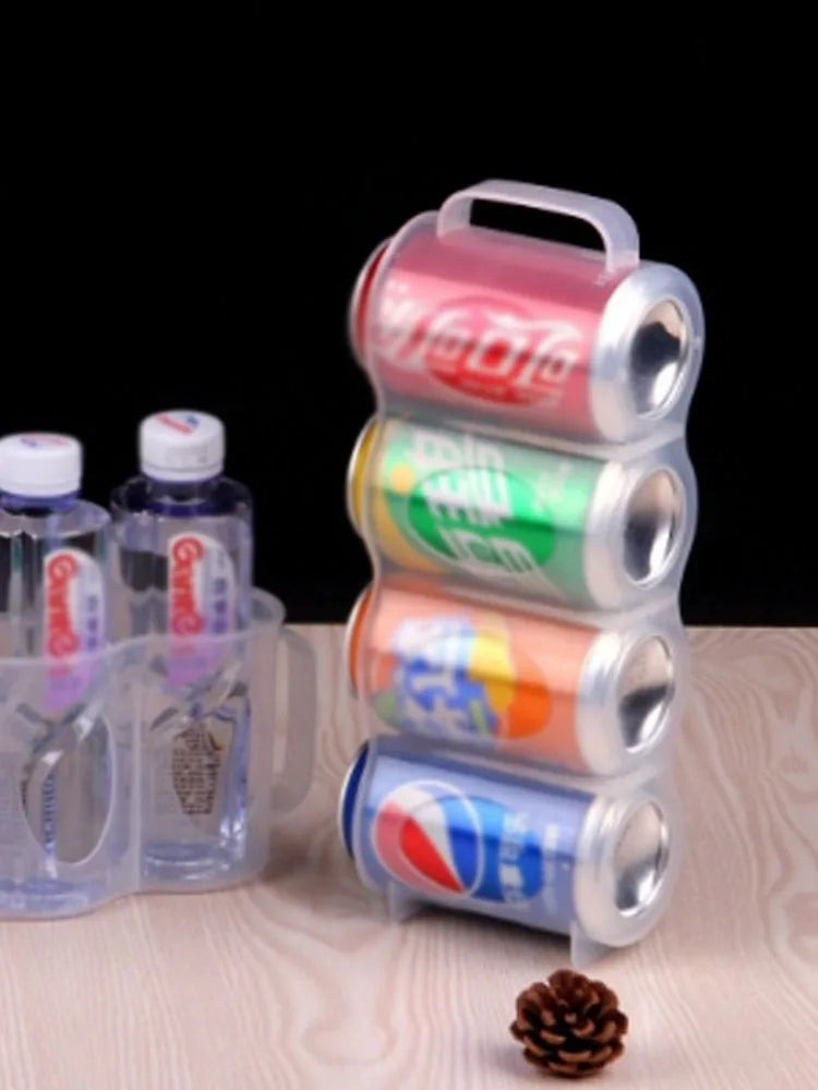 Portable soda can storage box