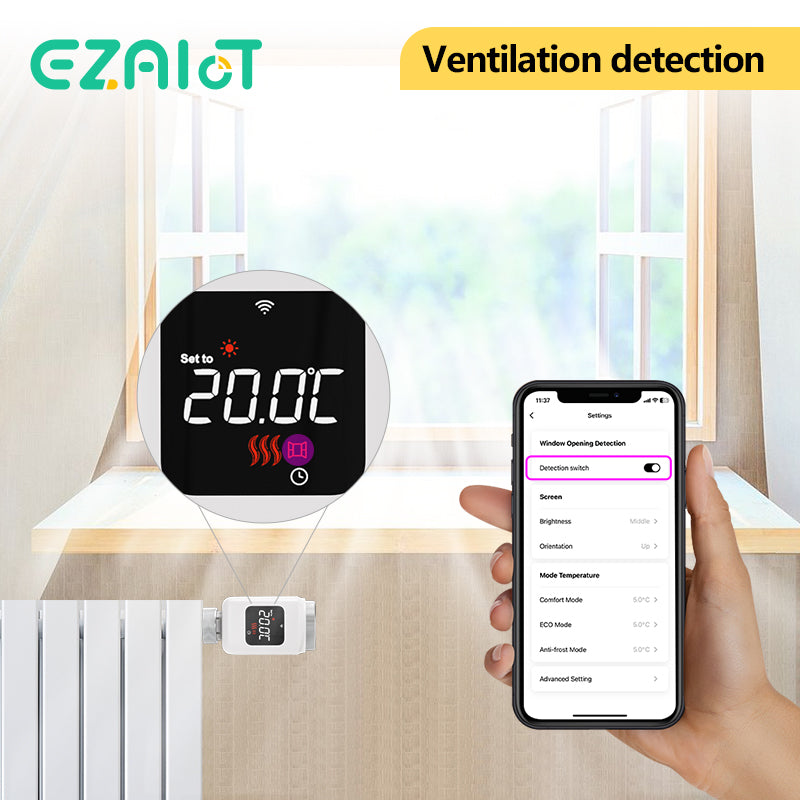 Tuya Smart TRV WiFi Radiator Thermostat